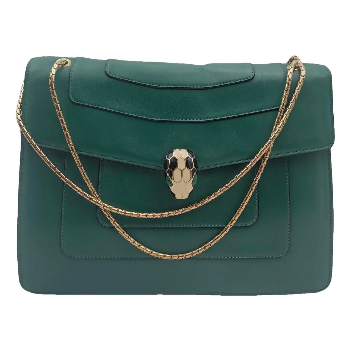 Serpenti leather handbag