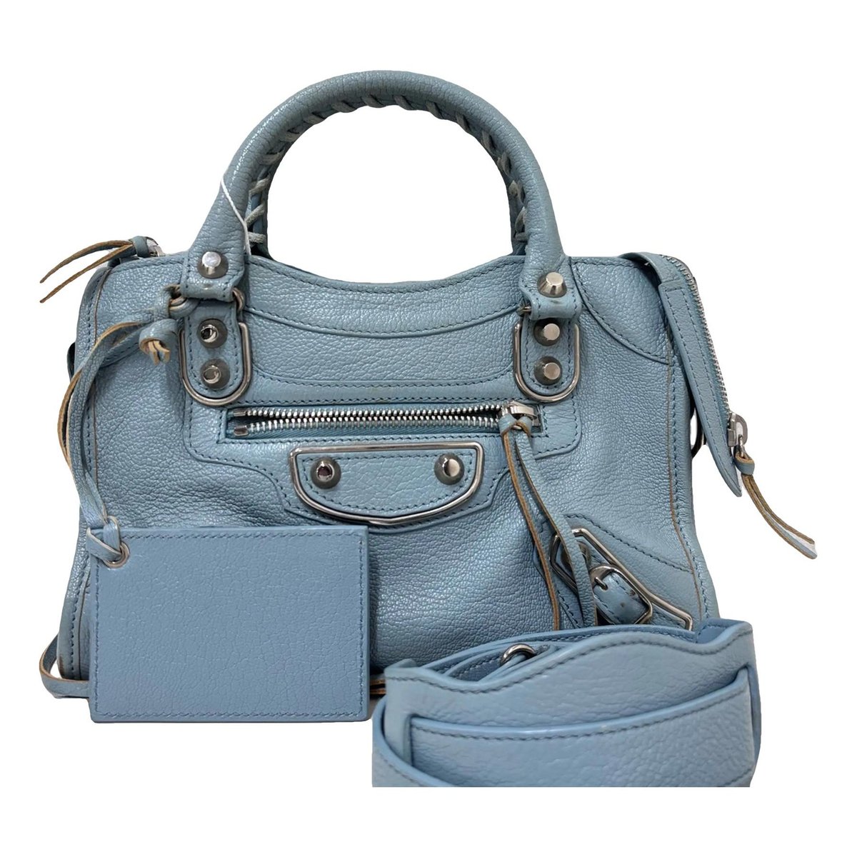 Classic Metalic leather crossbody bag