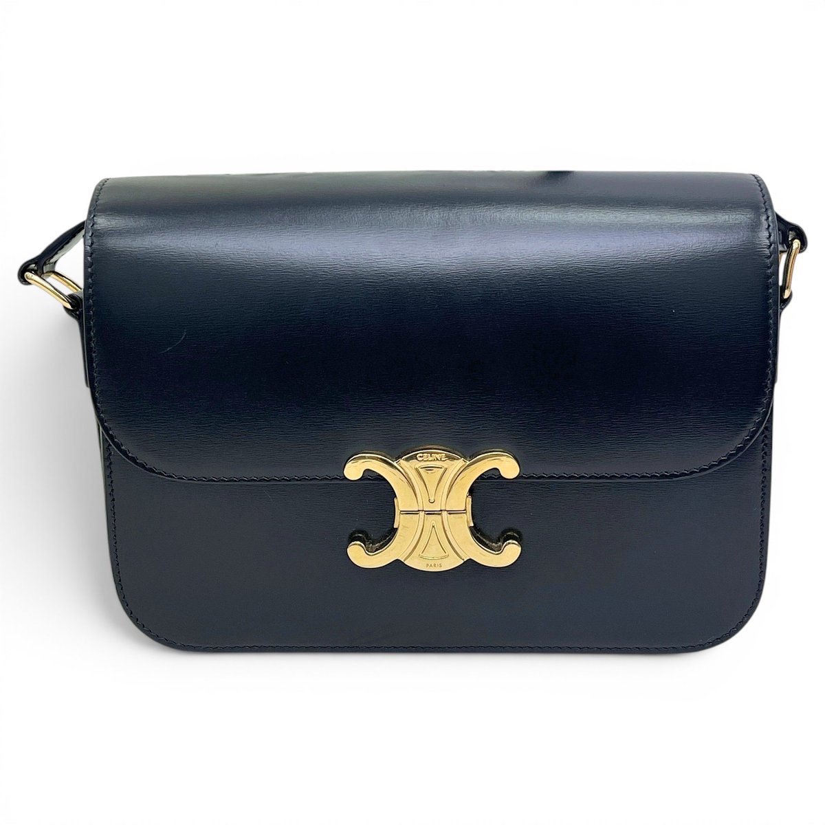 Triomphe leather handbag