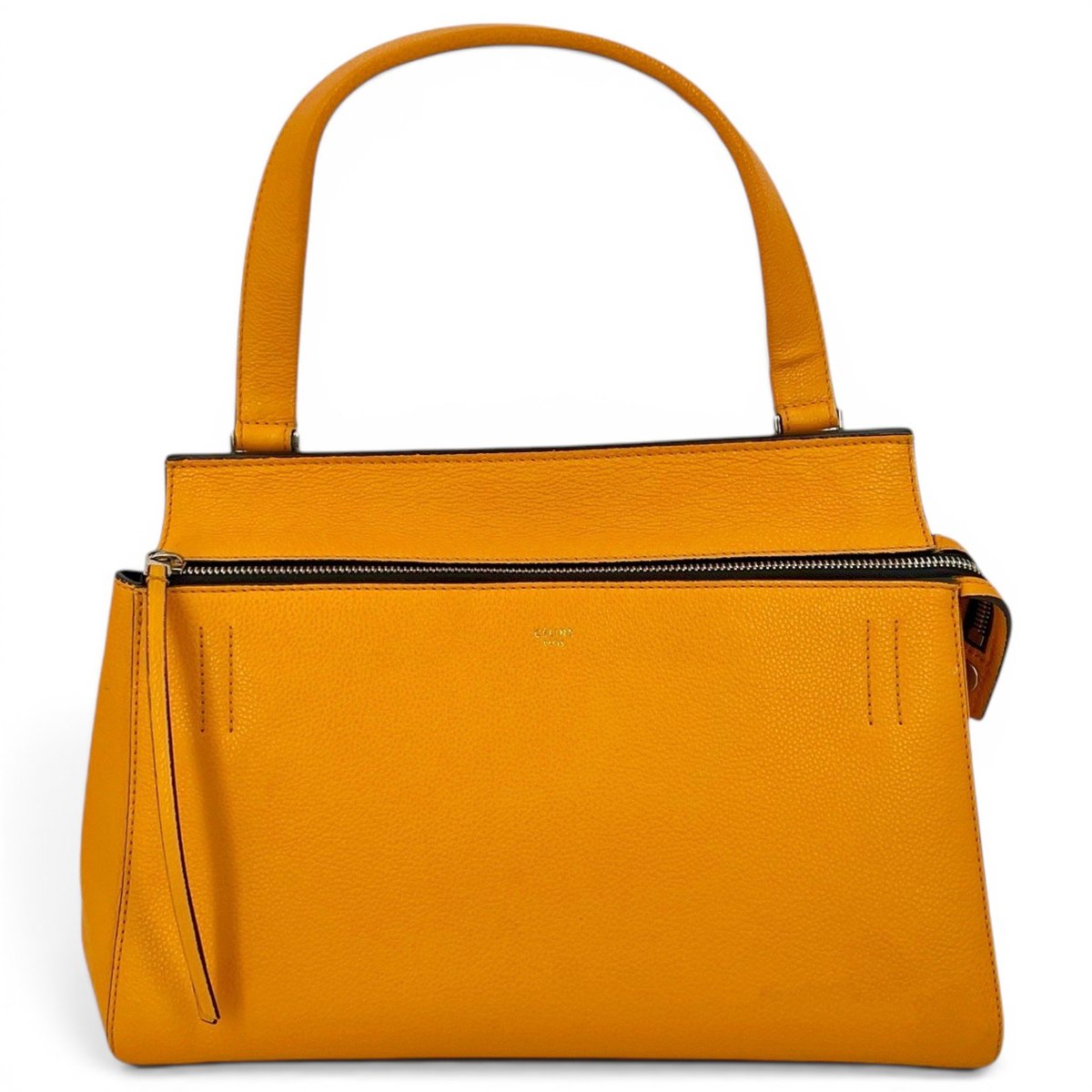 Edge leather handbag