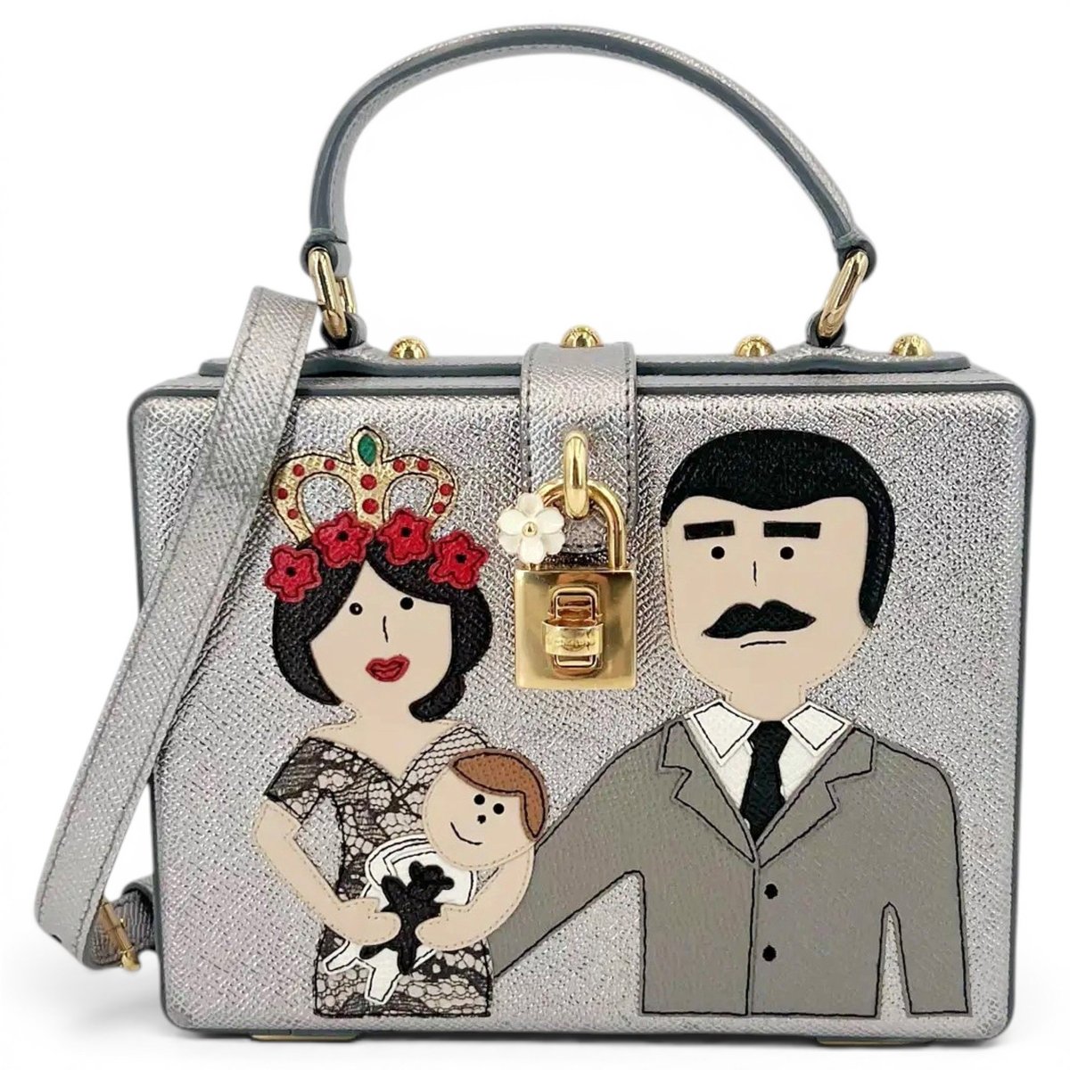 Dolce Box leather handbag
