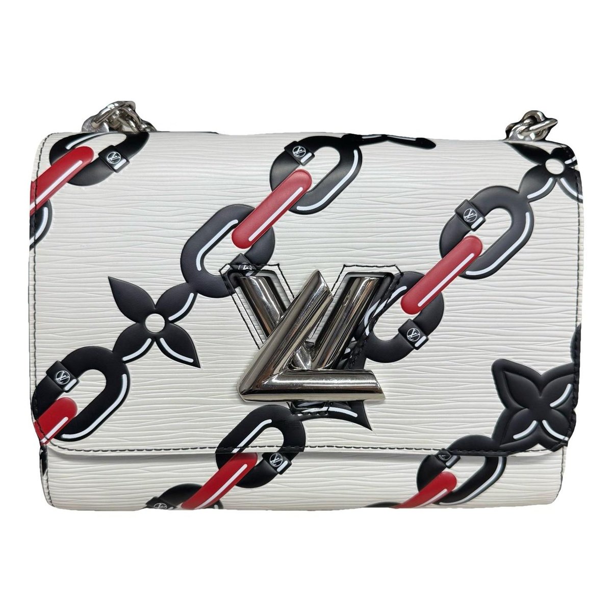 Twist leather crossbody bag