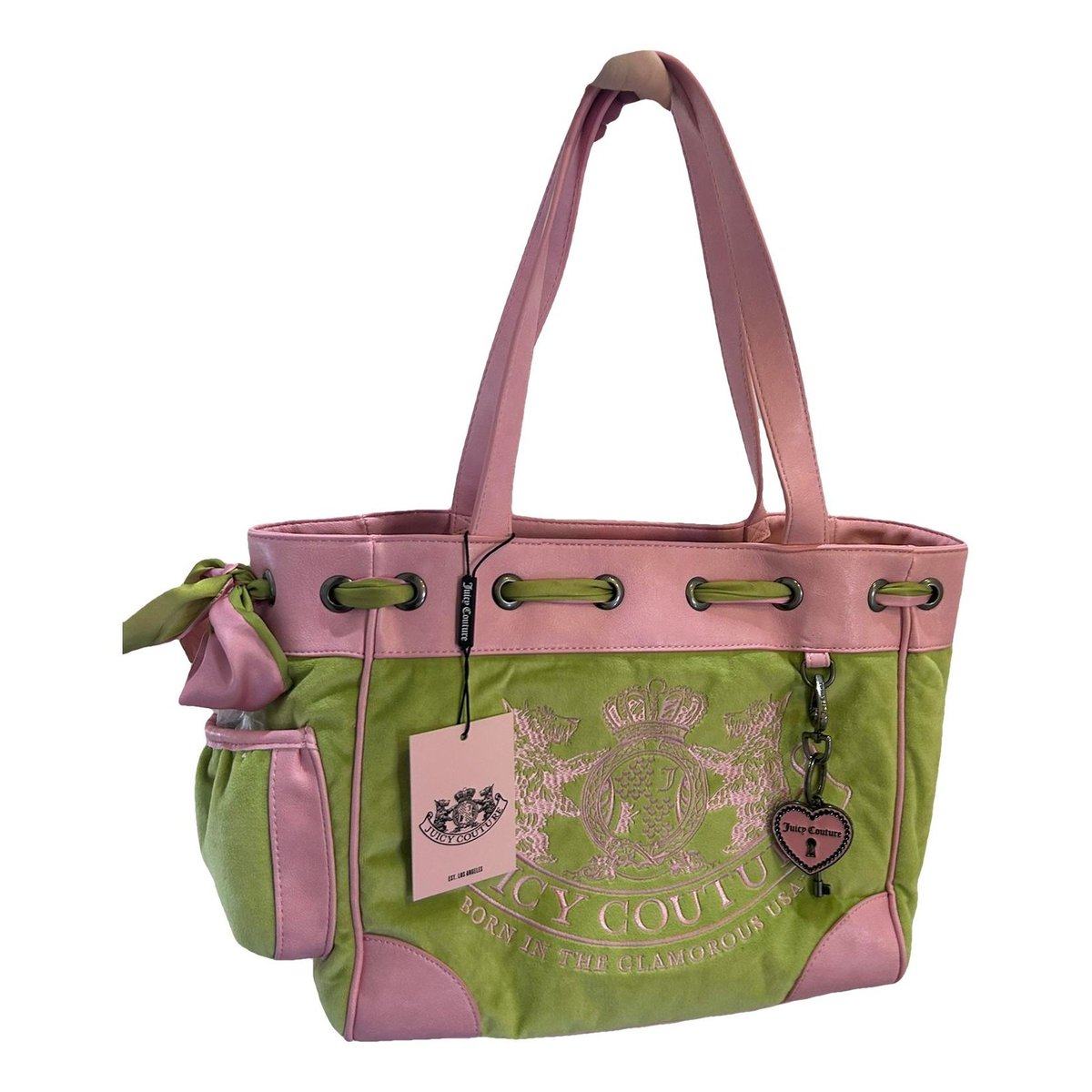 Velvet handbag
