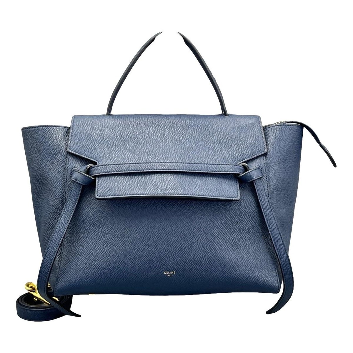 Belt leather handbag