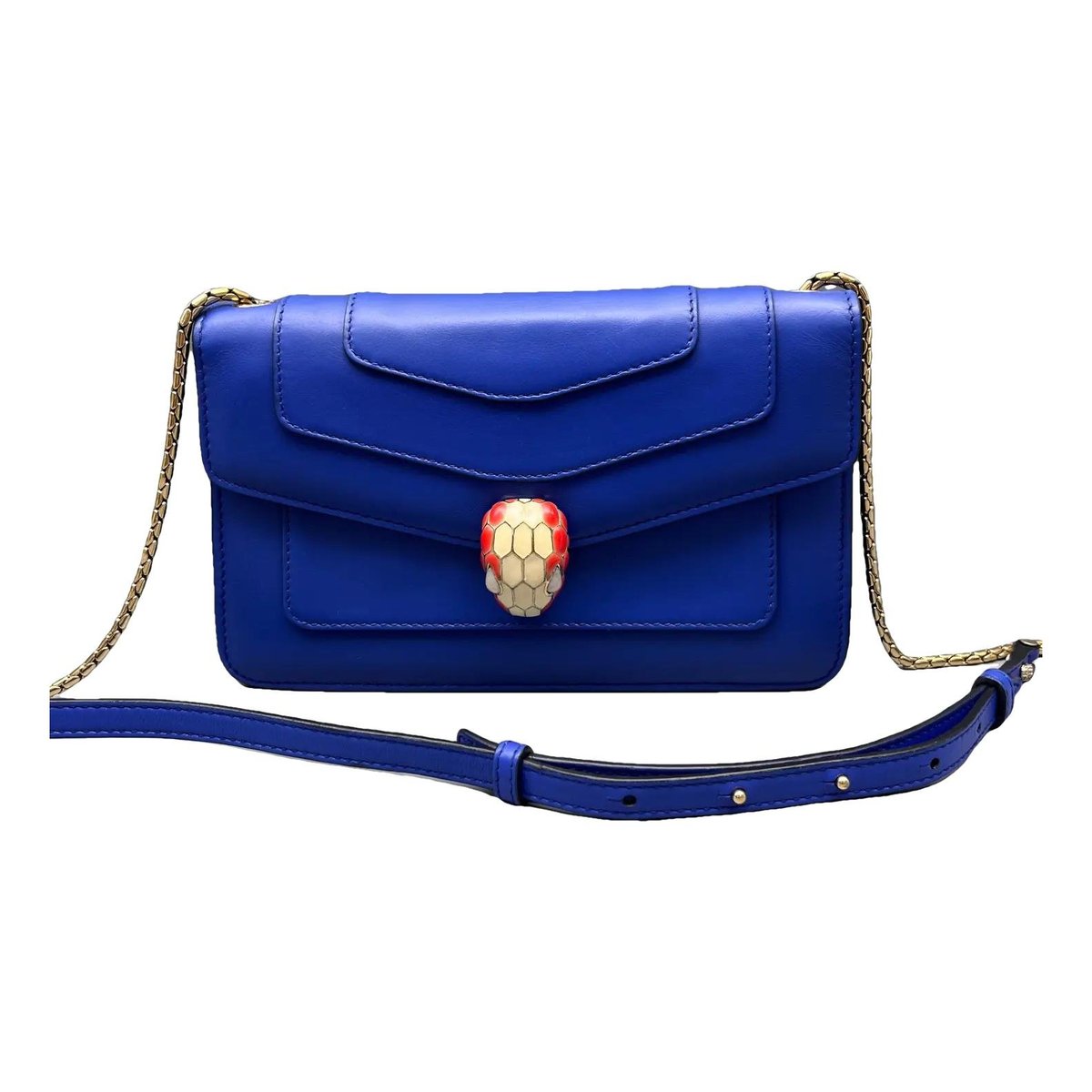 Serpenti leather crossbody bag