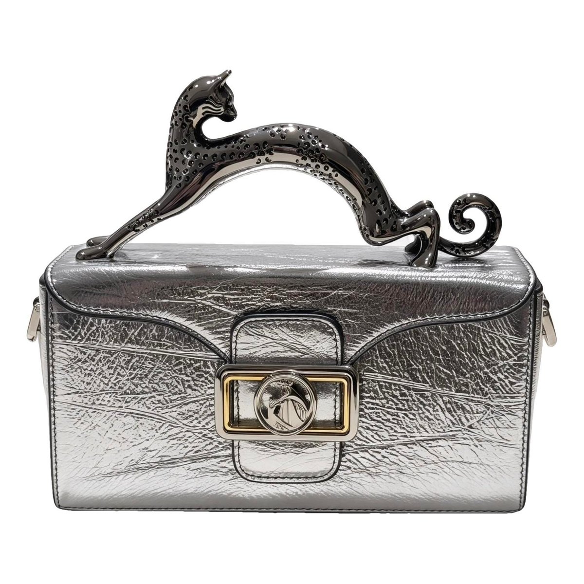 Pencil Chat leather handbag