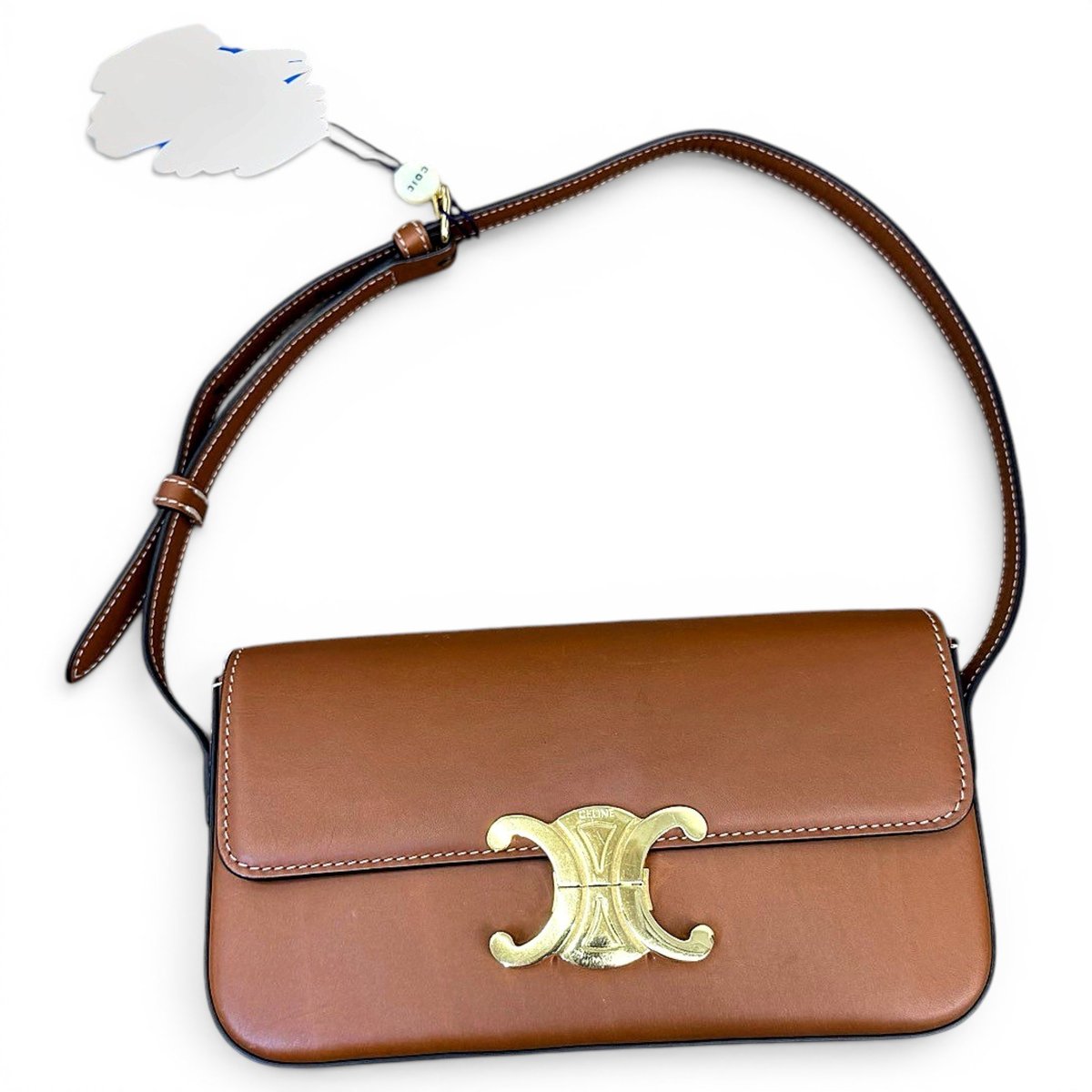 Triomphe leather handbag