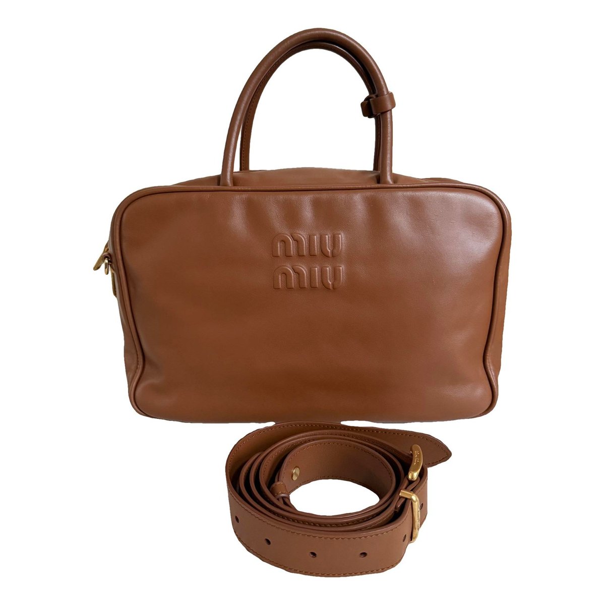 Beau leather handbag