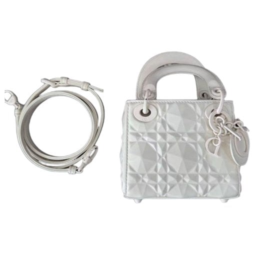Lady Dior leather handbag