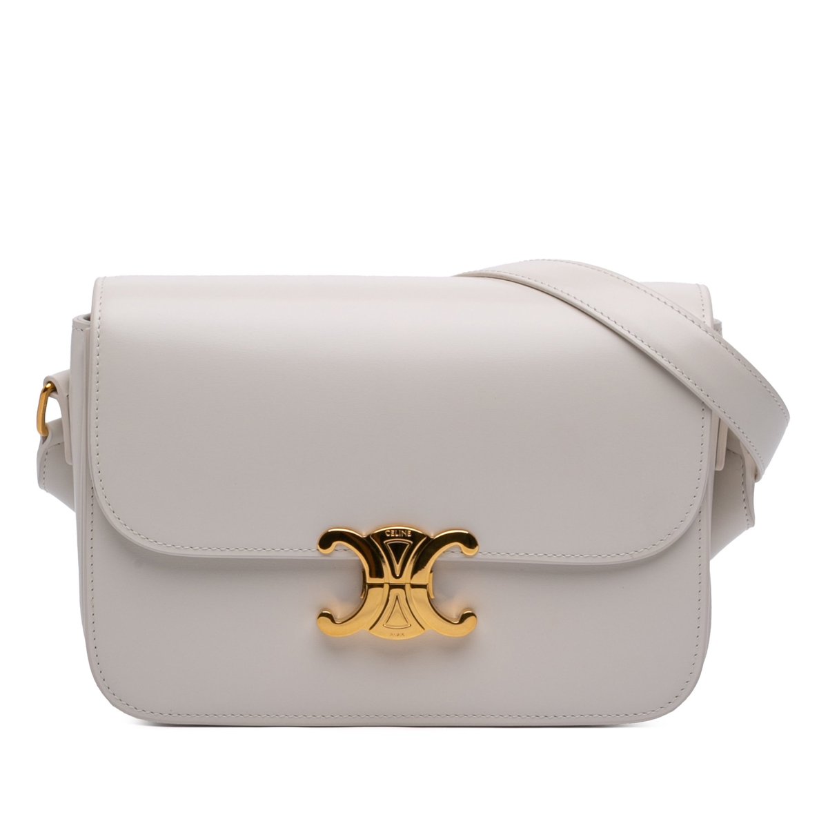 Triomphe leather handbag