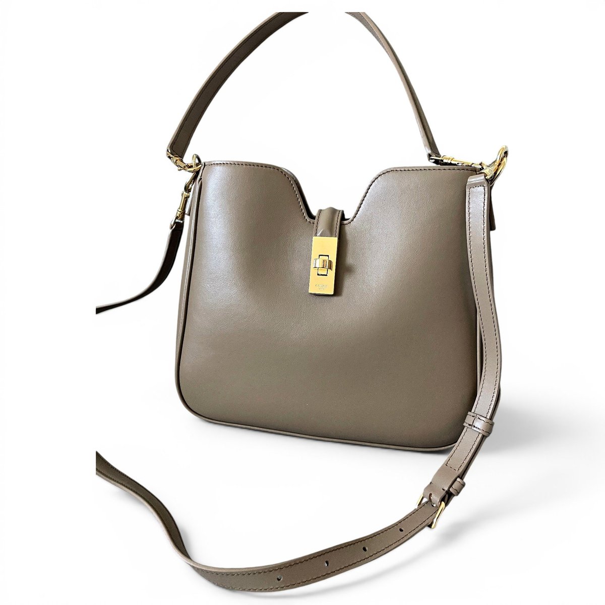 Camille leather handbag