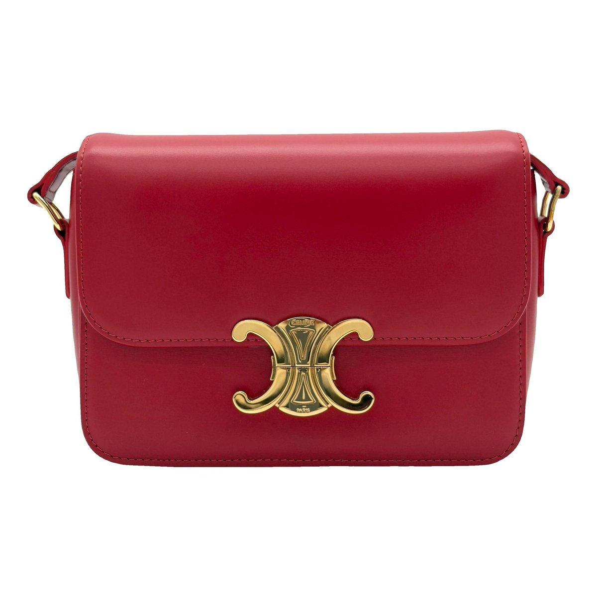 Triomphe leather handbag
