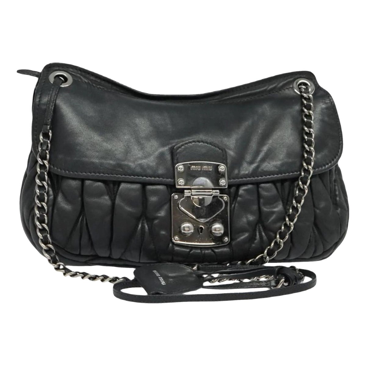 Matelassé leather bag