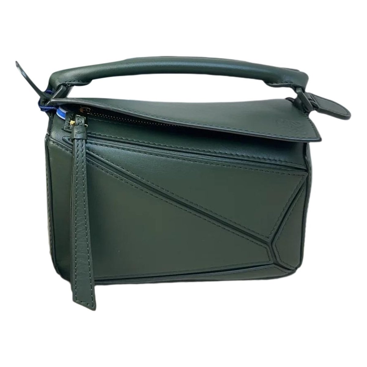 Puzzle leather mini bag