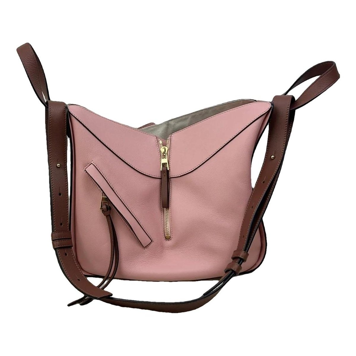Puzzle leather tote
