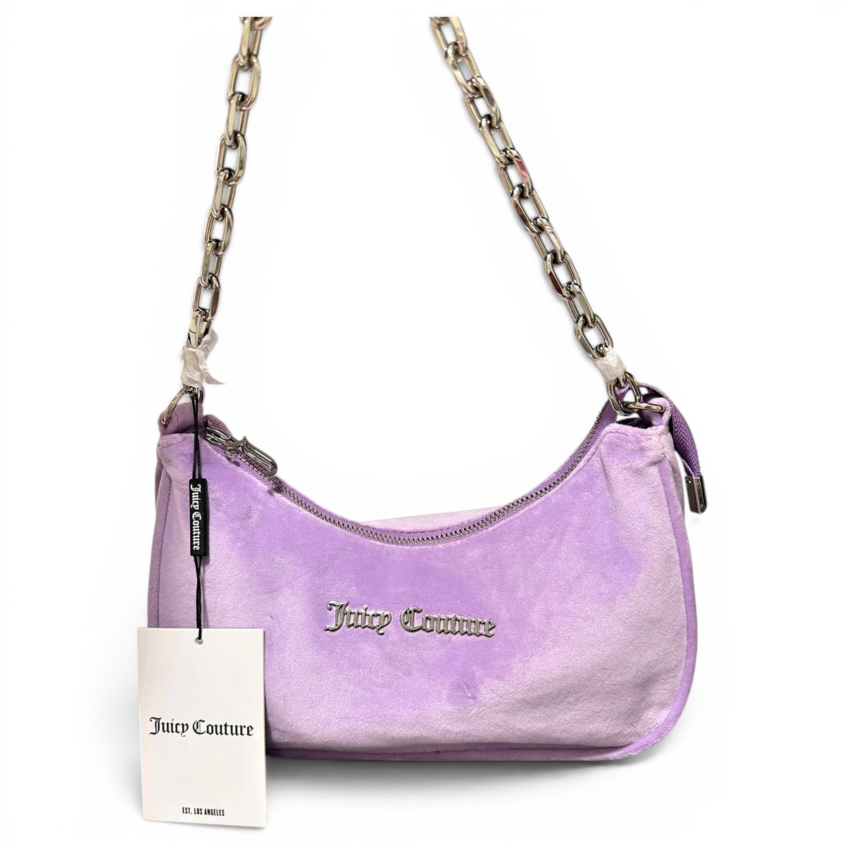 Velvet handbag