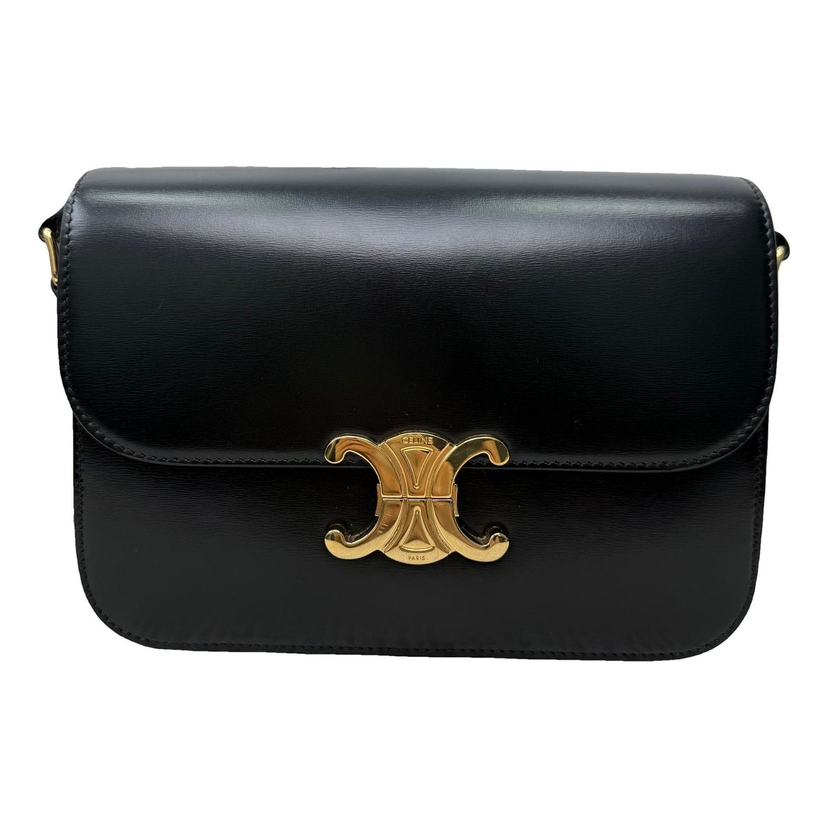 Triomphe leather handbag