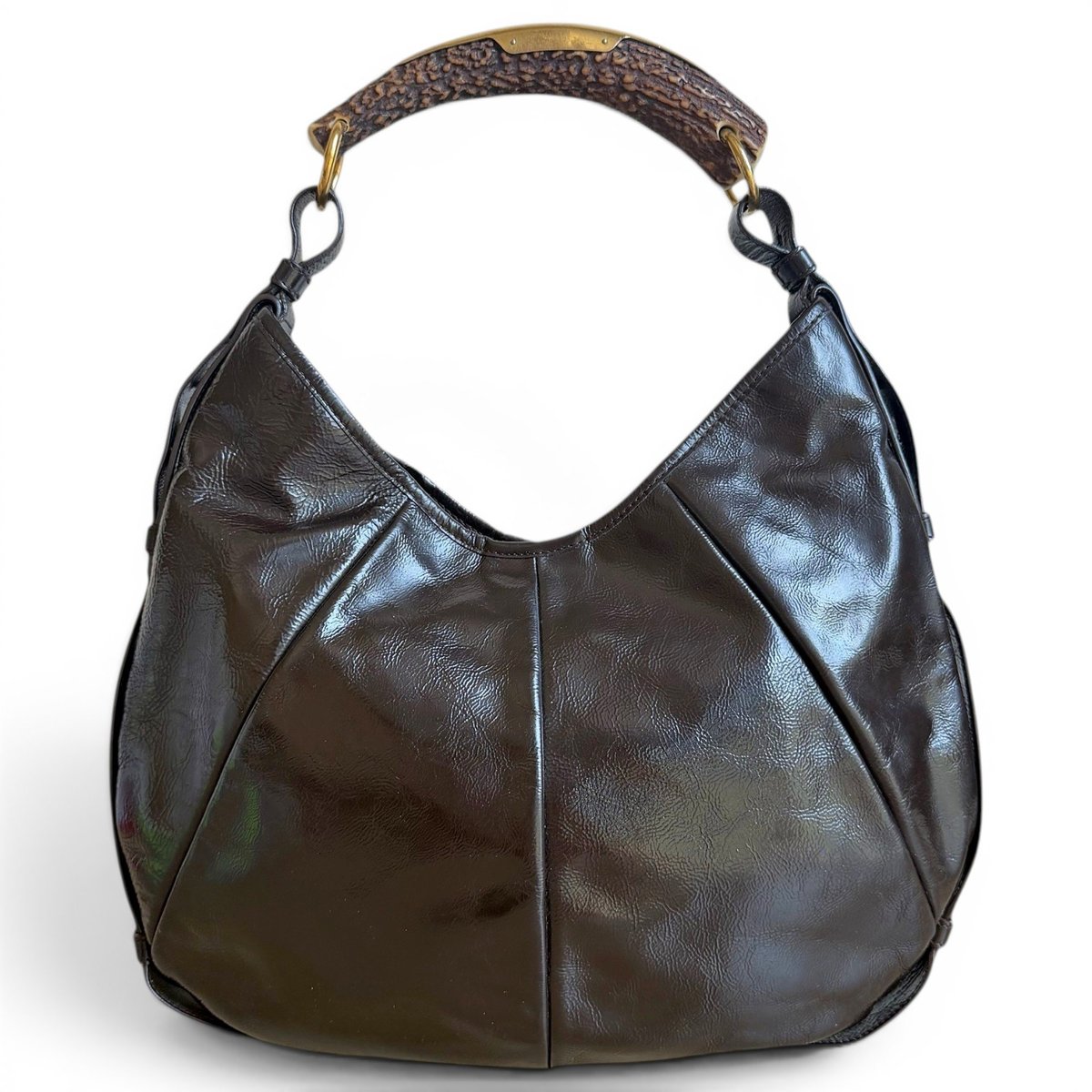 Mombasa patent leather handbag