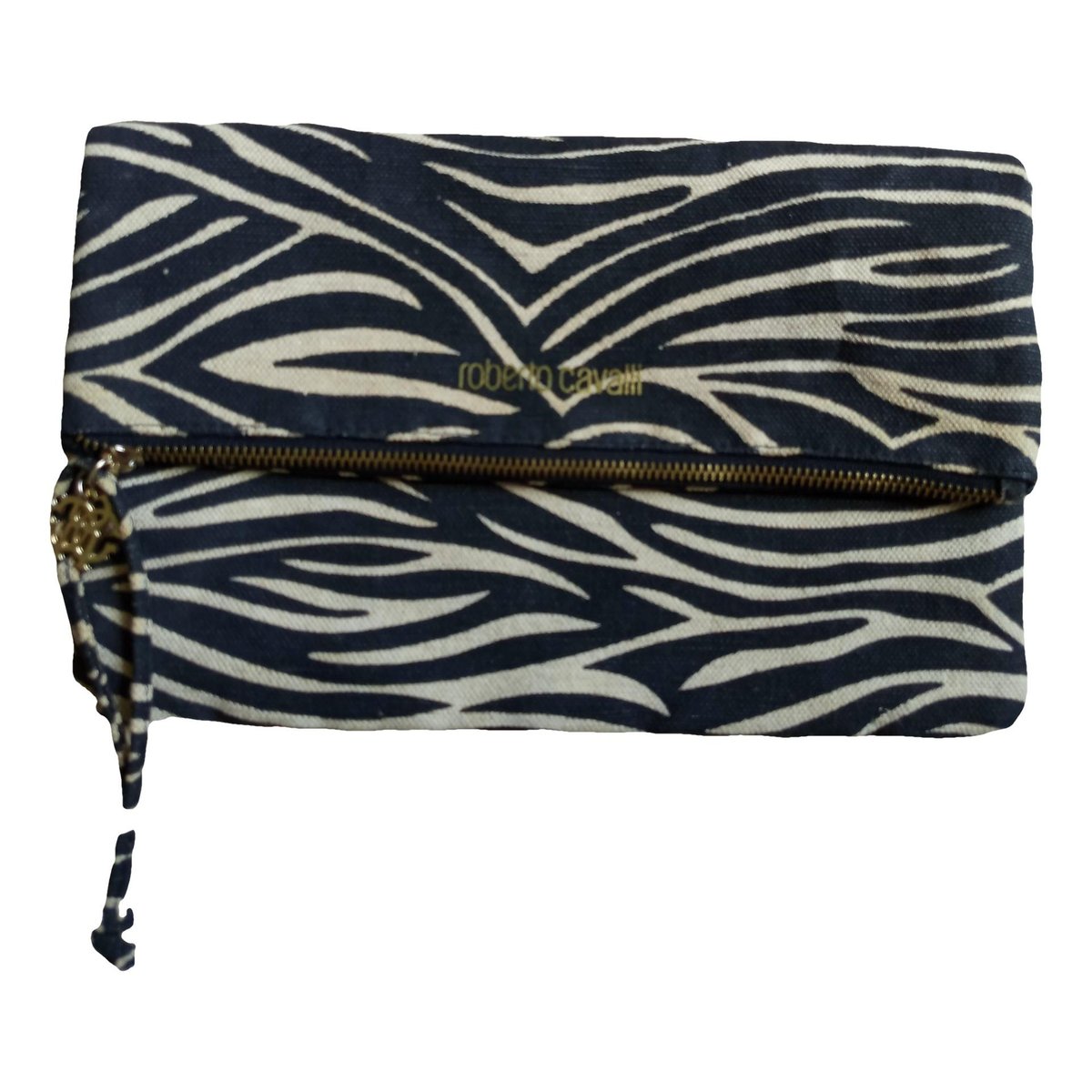 Linen clutch bag