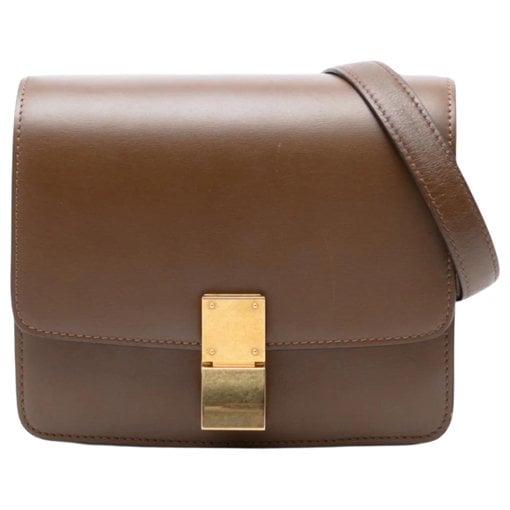 Classic leather crossbody bag