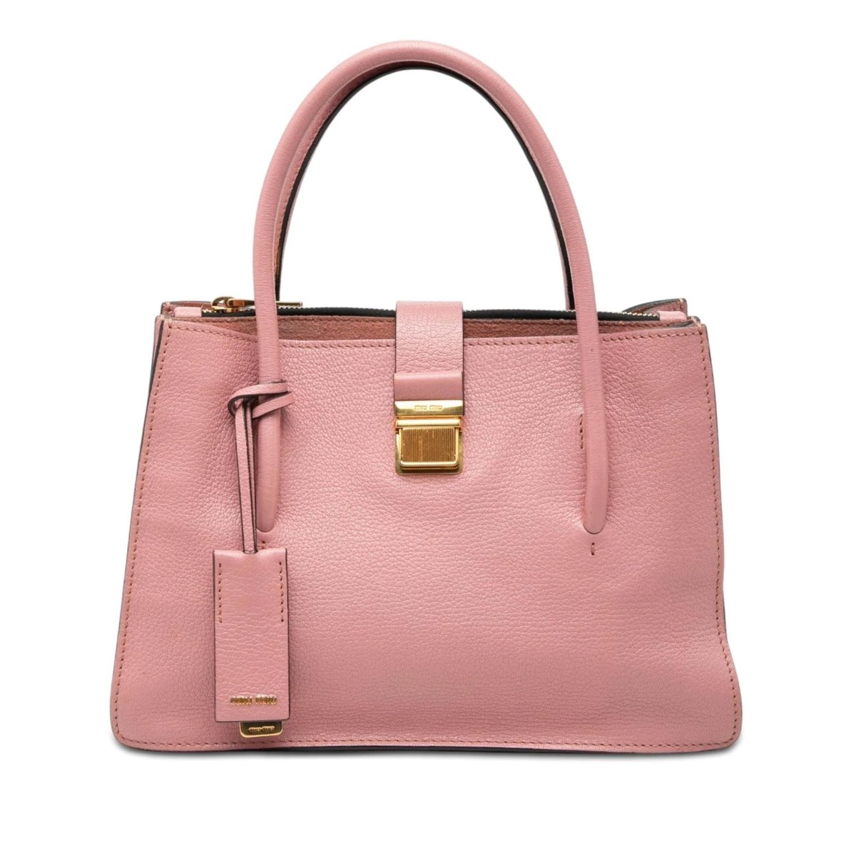 Madras leather handbag