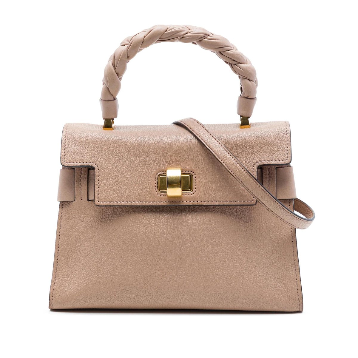 Madras leather handbag