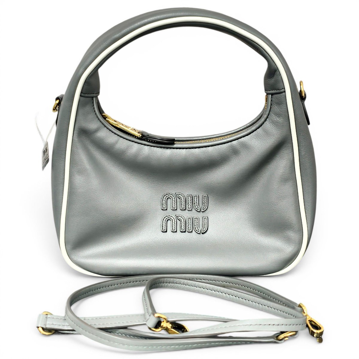 Miu Wander leather handbag