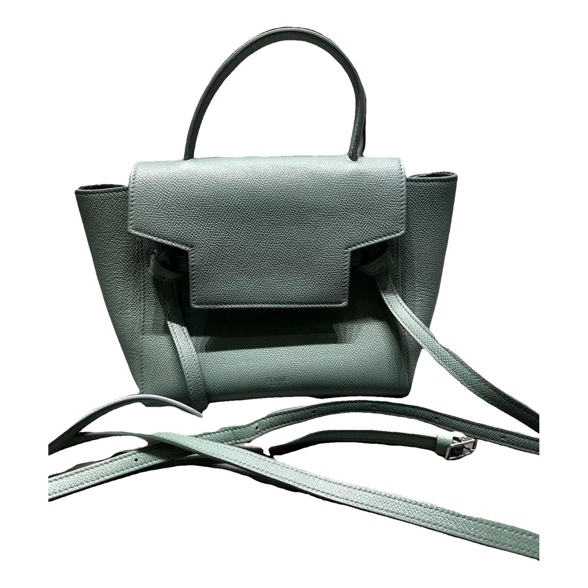 Belt leather handbag