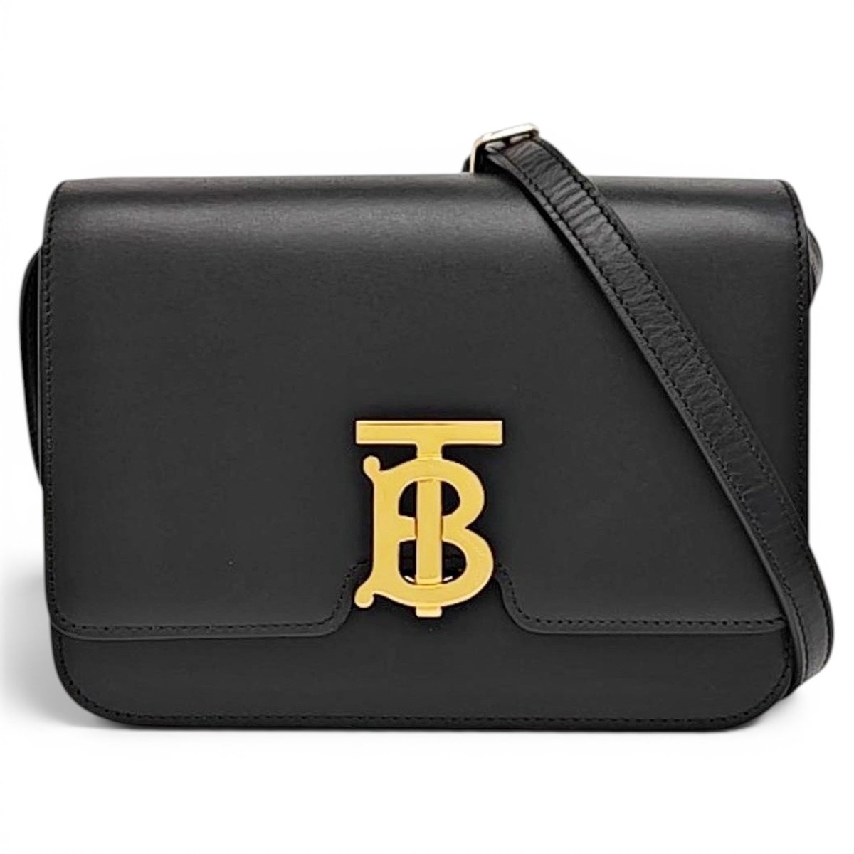 TB leather handbag