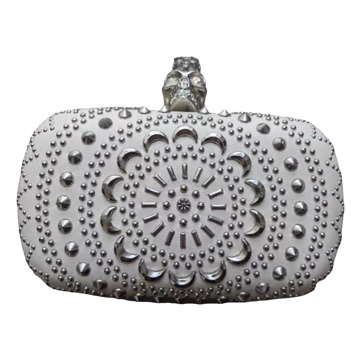 Skull clutch bag