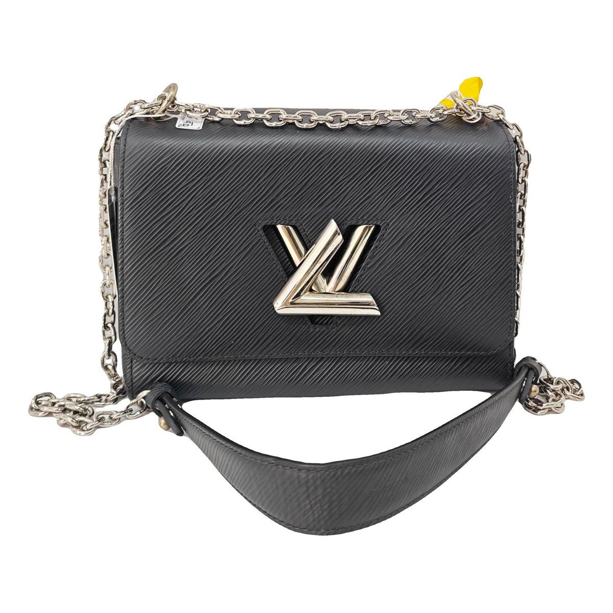 Twist leather handbag