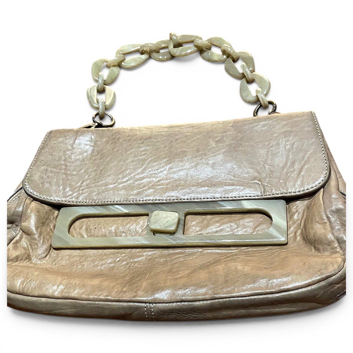 Leather handbag