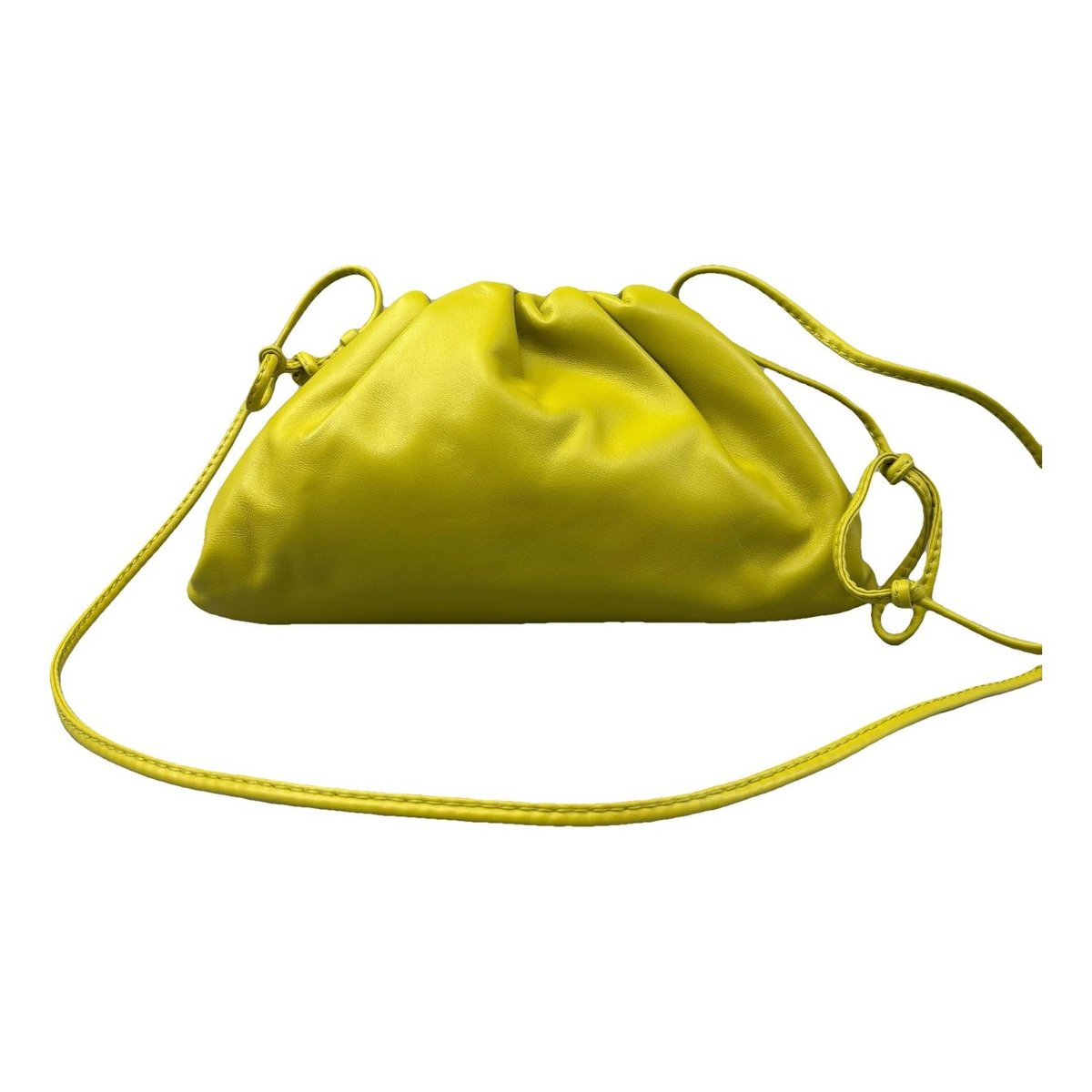 Pouch leather crossbody bag