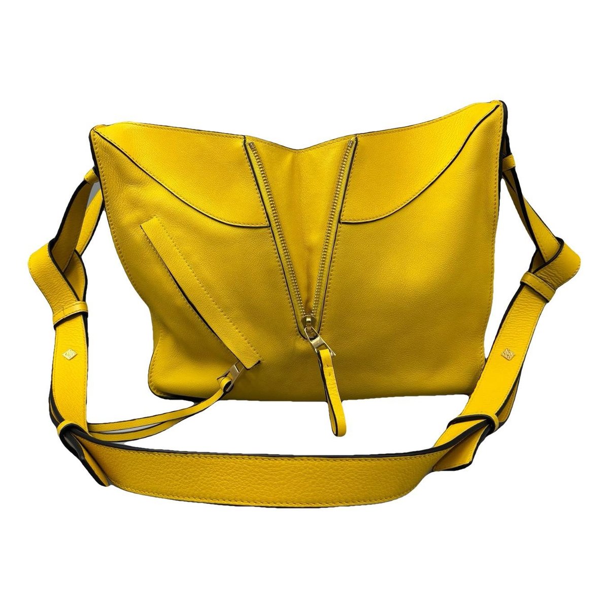 Hammock leather handbag