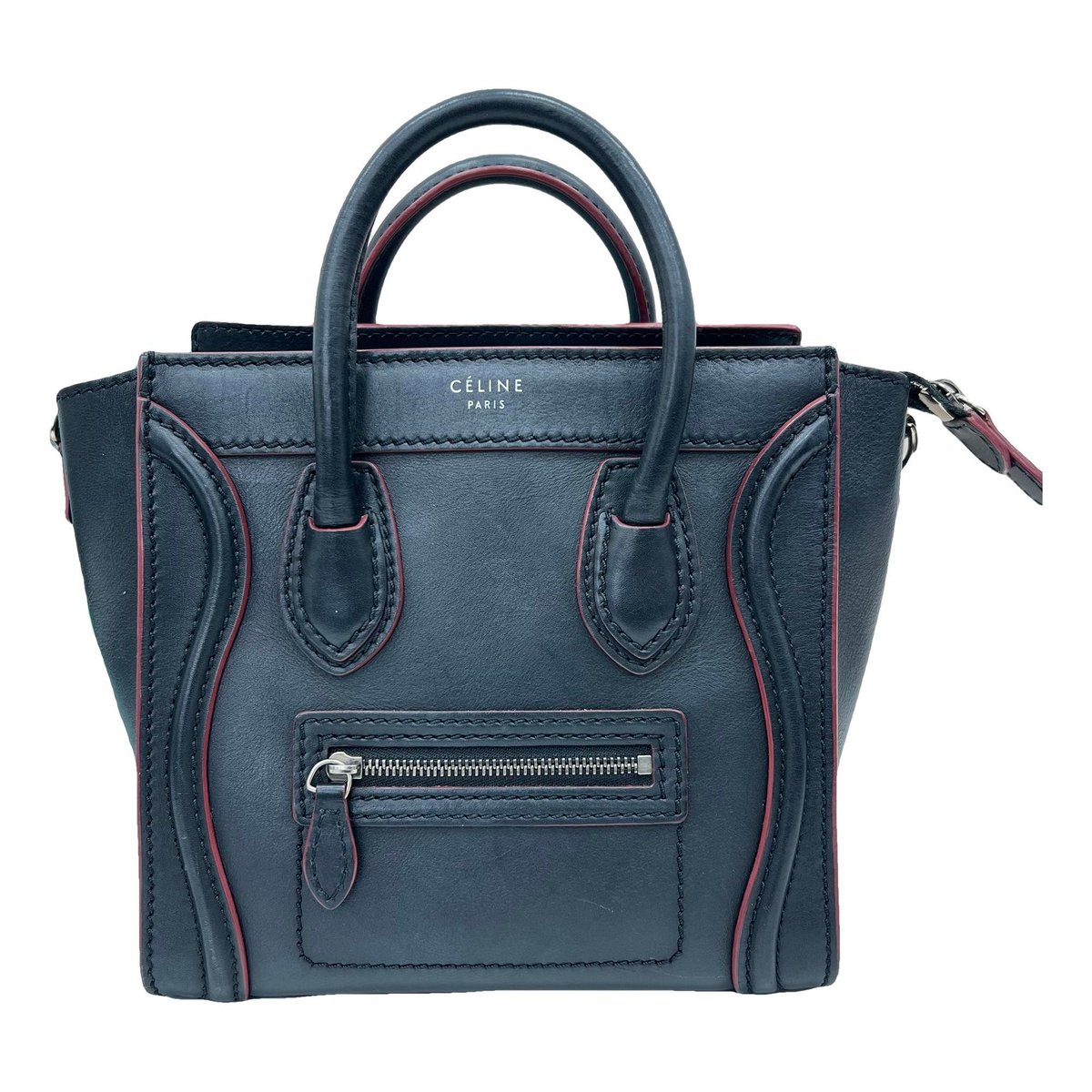 Luggage leather handbag