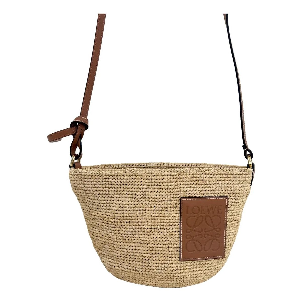 Anagram crossbody bag