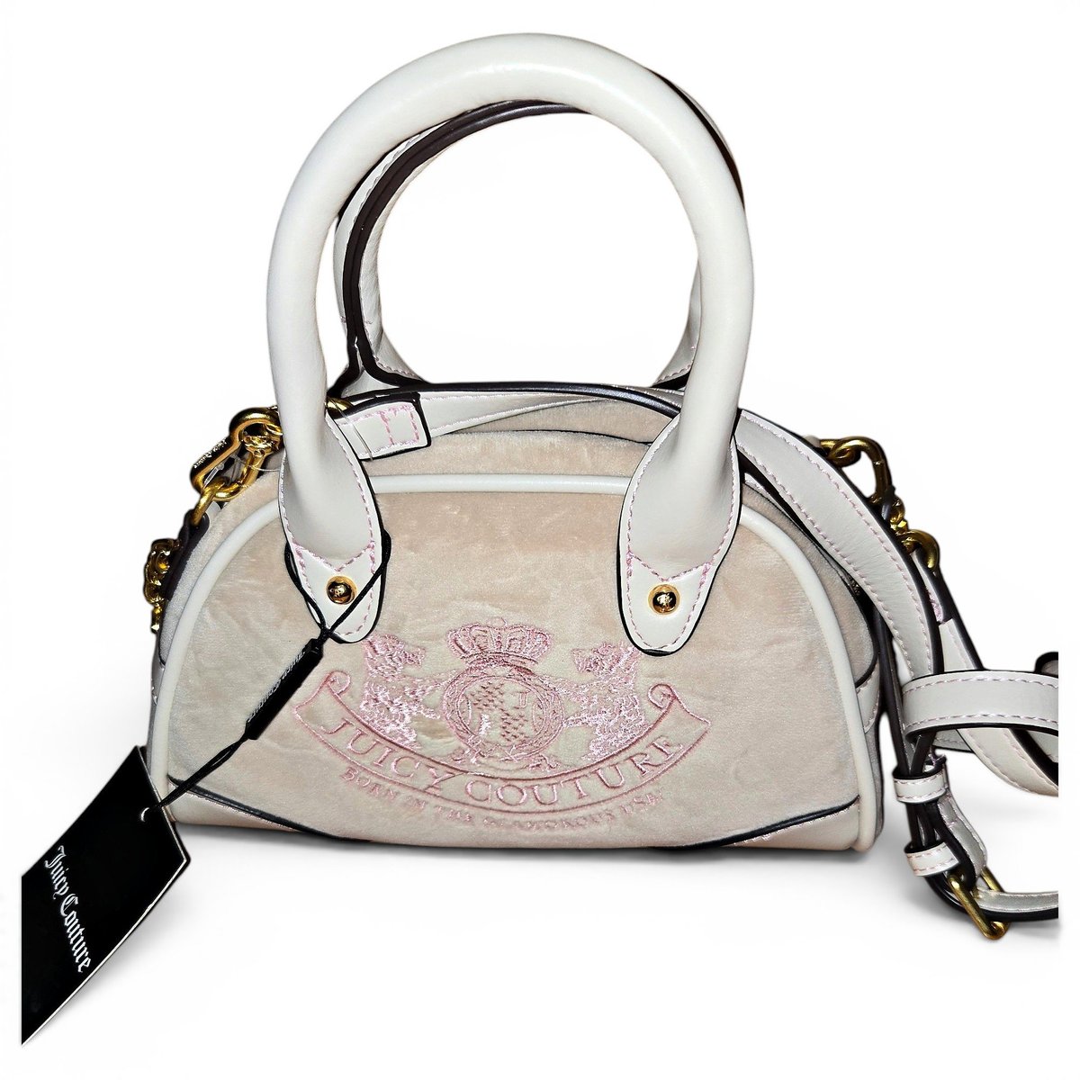 Velvet handbag