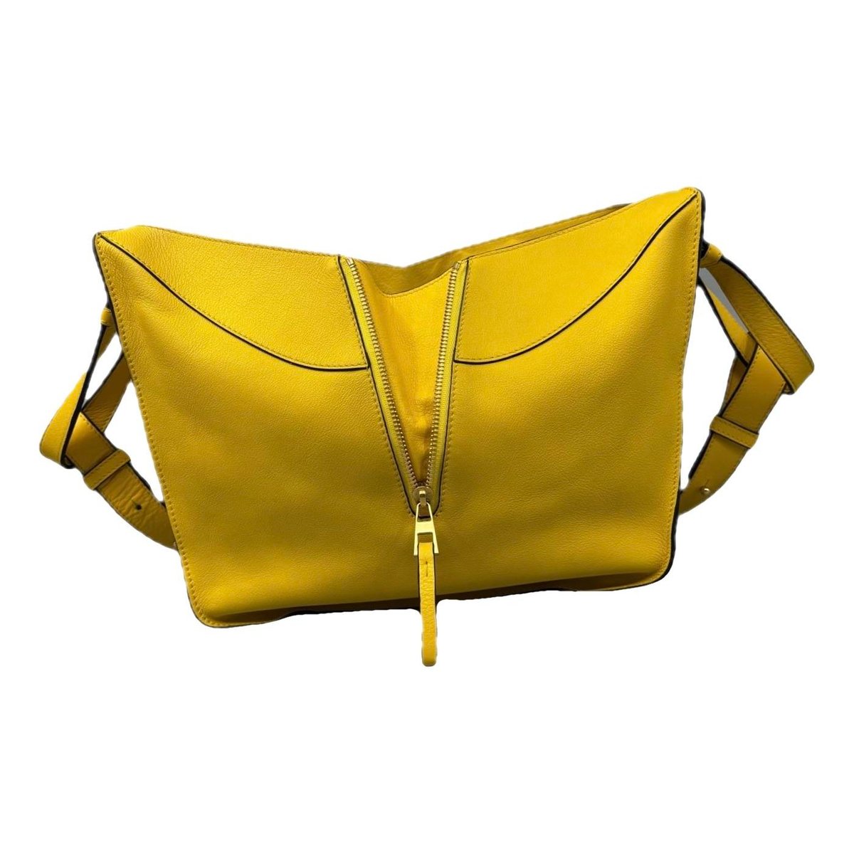 Hammock leather handbag
