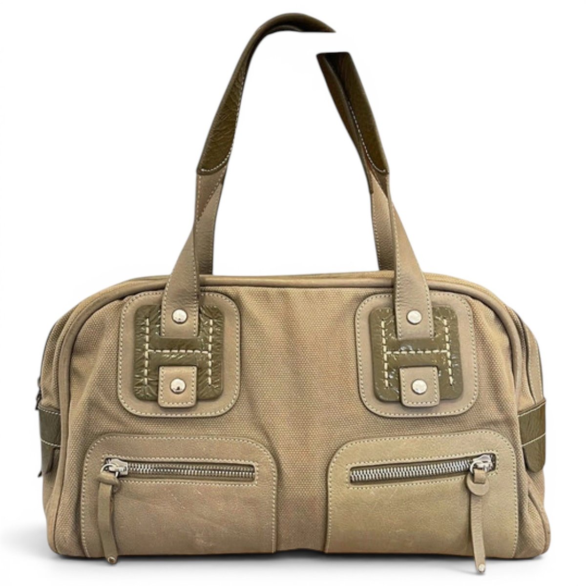 Leather tote