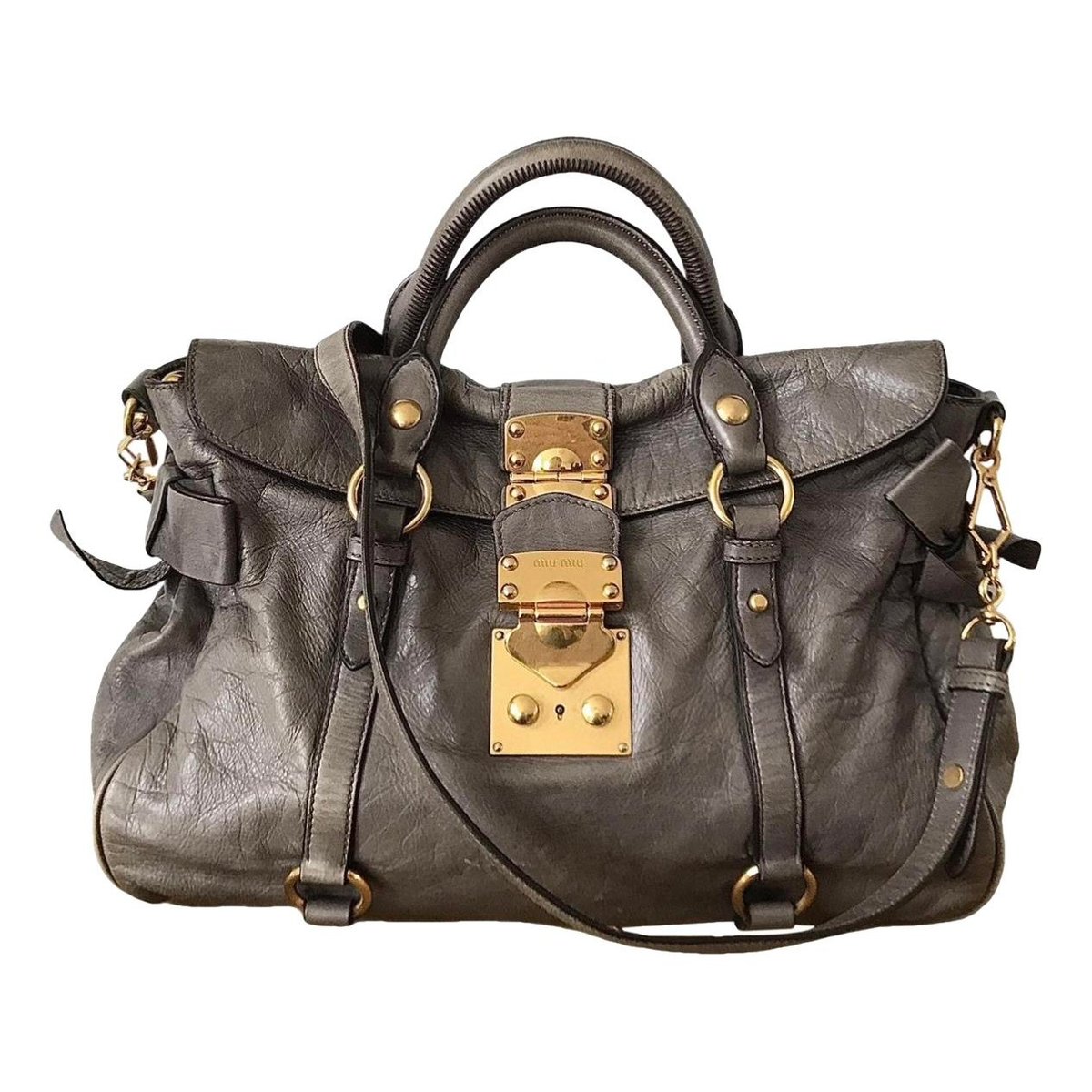 Vitello leather handbag