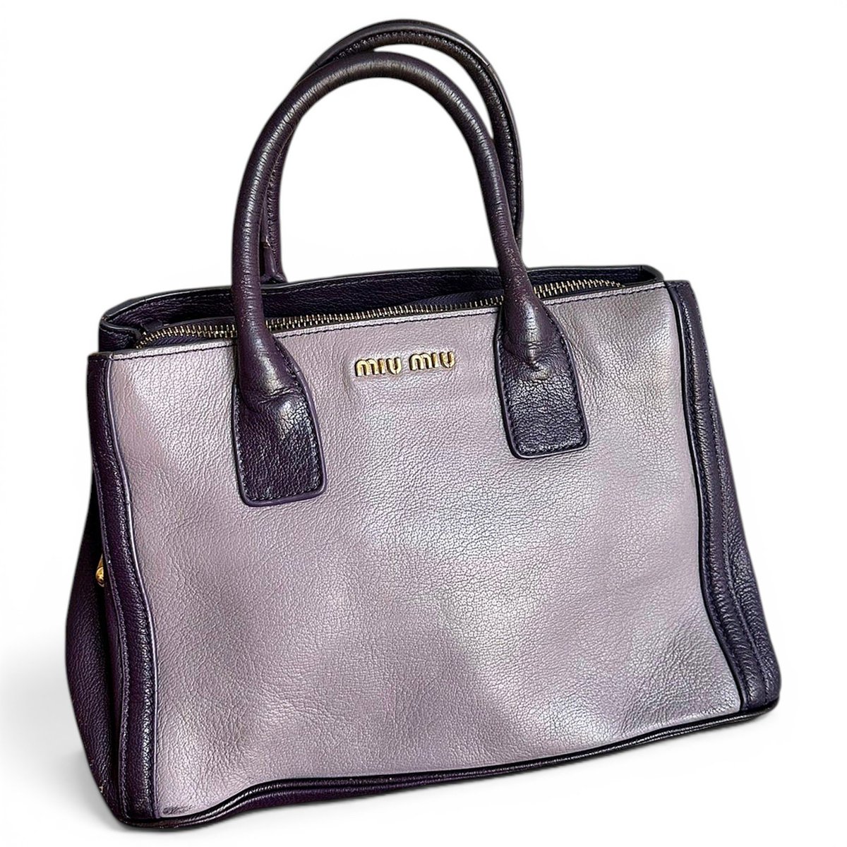 Miu Wander leather handbag