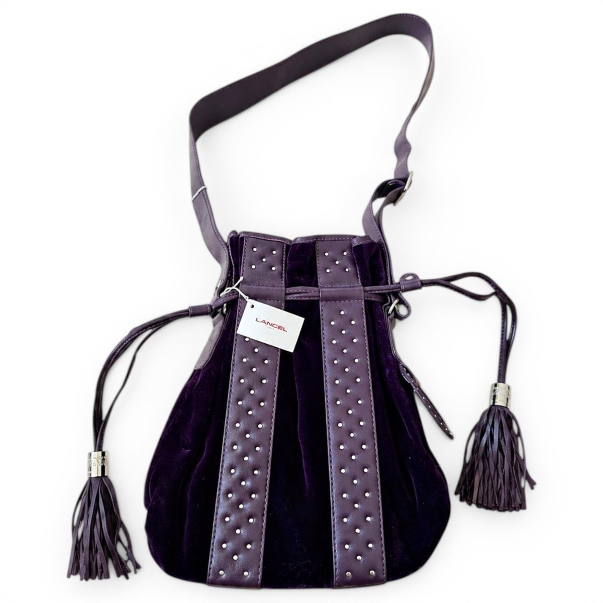Elsa Sellier velvet handbag