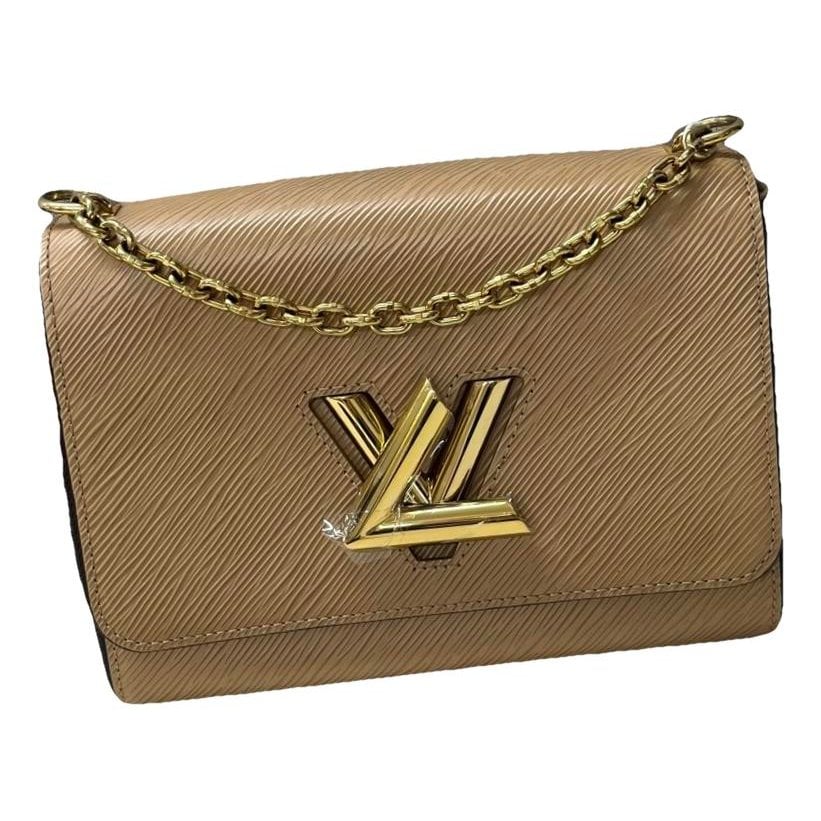Twist leather handbag