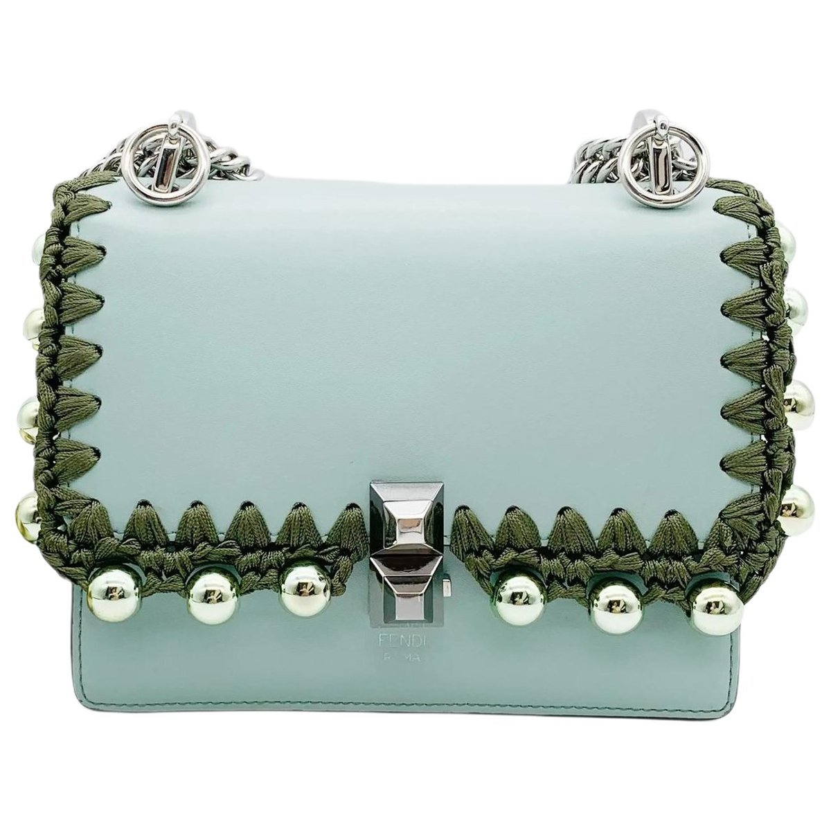 Kan I leather crossbody bag