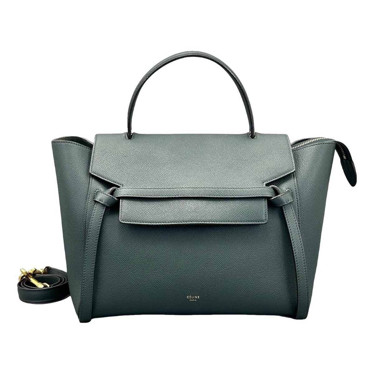 Belt leather handbag