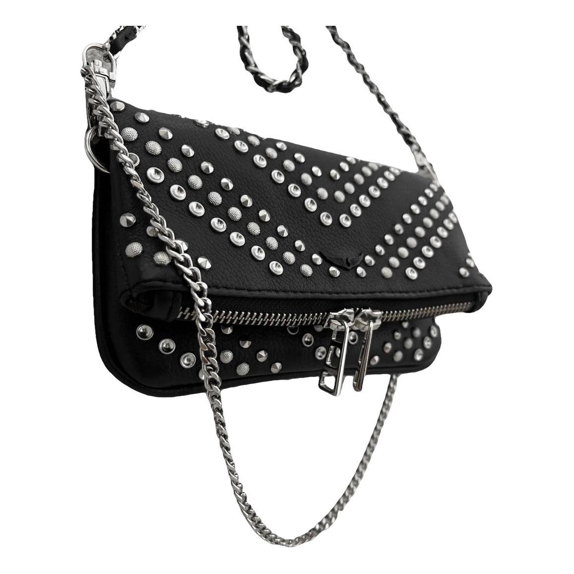 Rock leather crossbody bag