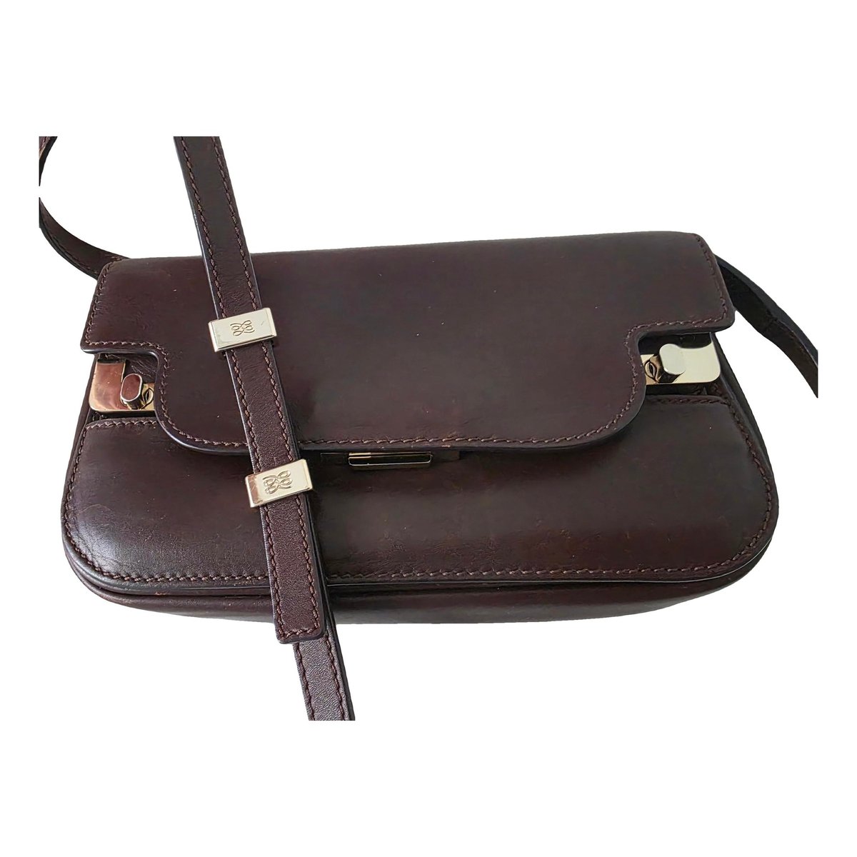 Leather crossbody bag
