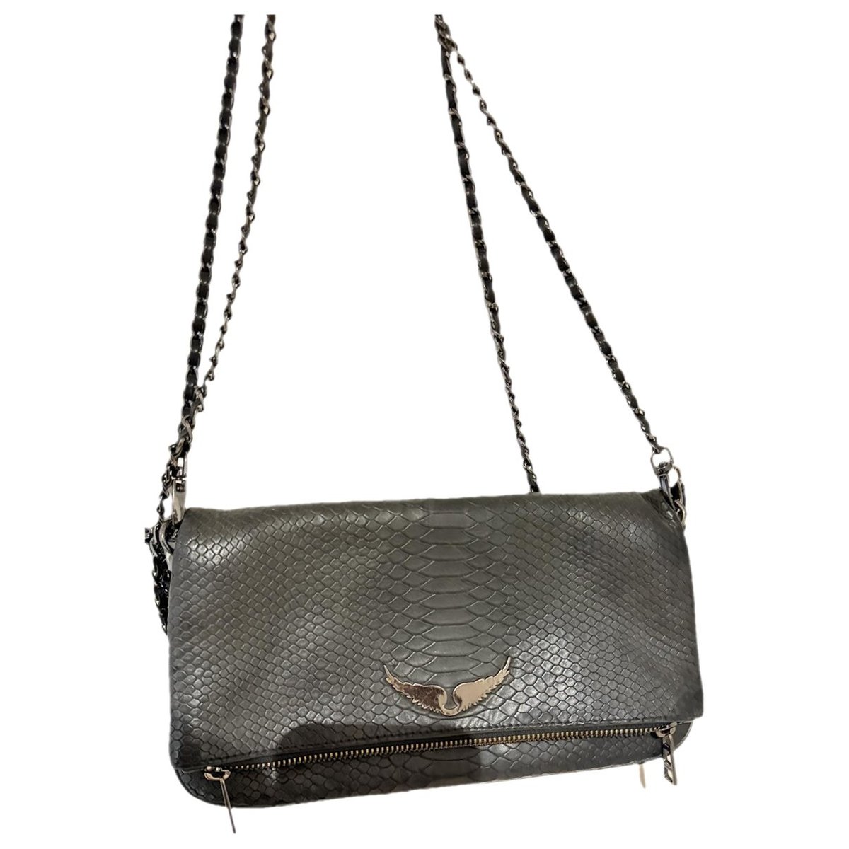 Rock leather crossbody bag