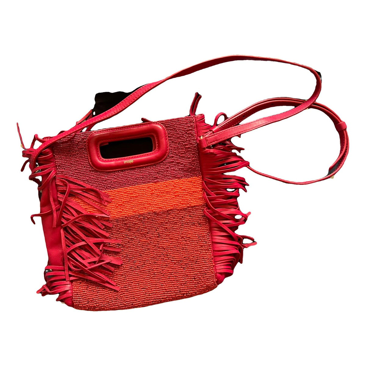 Sac M leather handbag