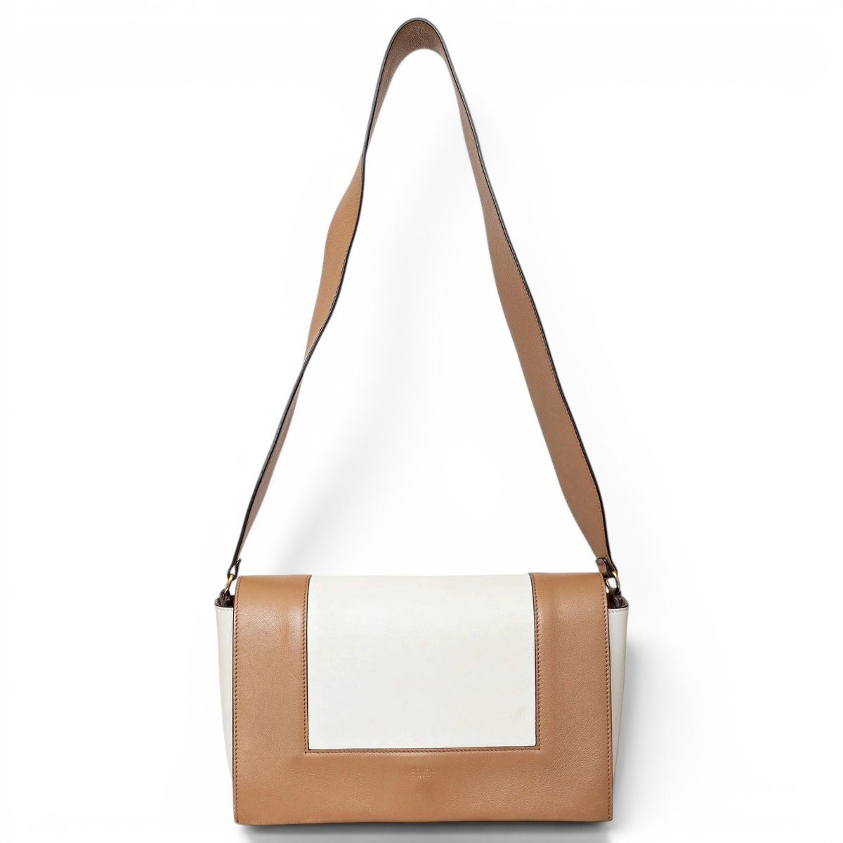 Frame leather crossbody bag